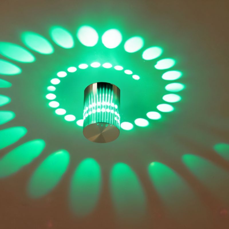 LumoSpire – Spiral-LED-Wandleuchte mit Lebendigen Farbeffekten
