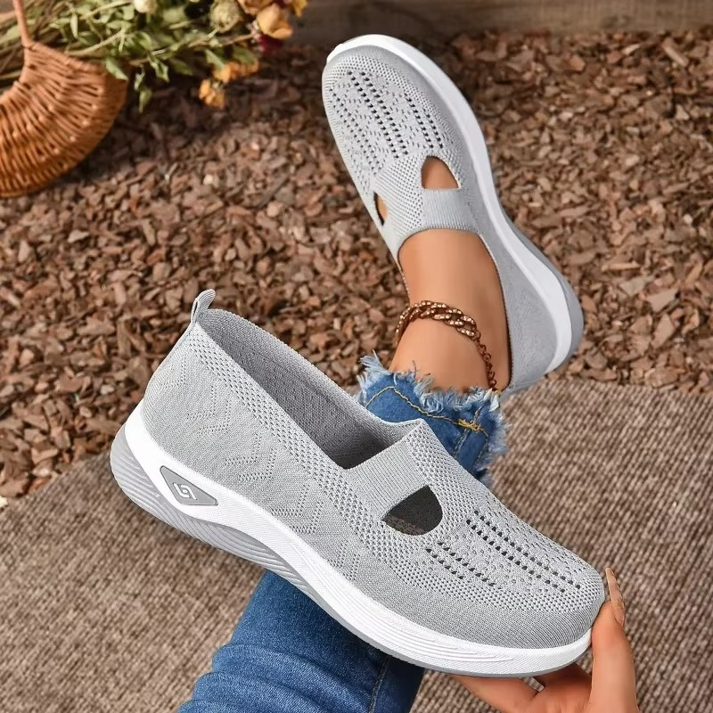 Ella – Strick-Sneaker mit Weicher Sohle und Mesh-Design