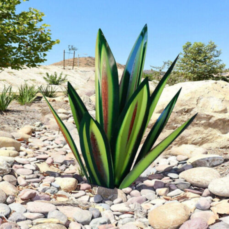 VerdaBloom – Handgefertigte Rostfreie Metall-Gartenskulptur