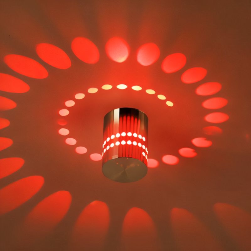 LumoSpire – Spiral-LED-Wandleuchte mit Lebendigen Farbeffekten