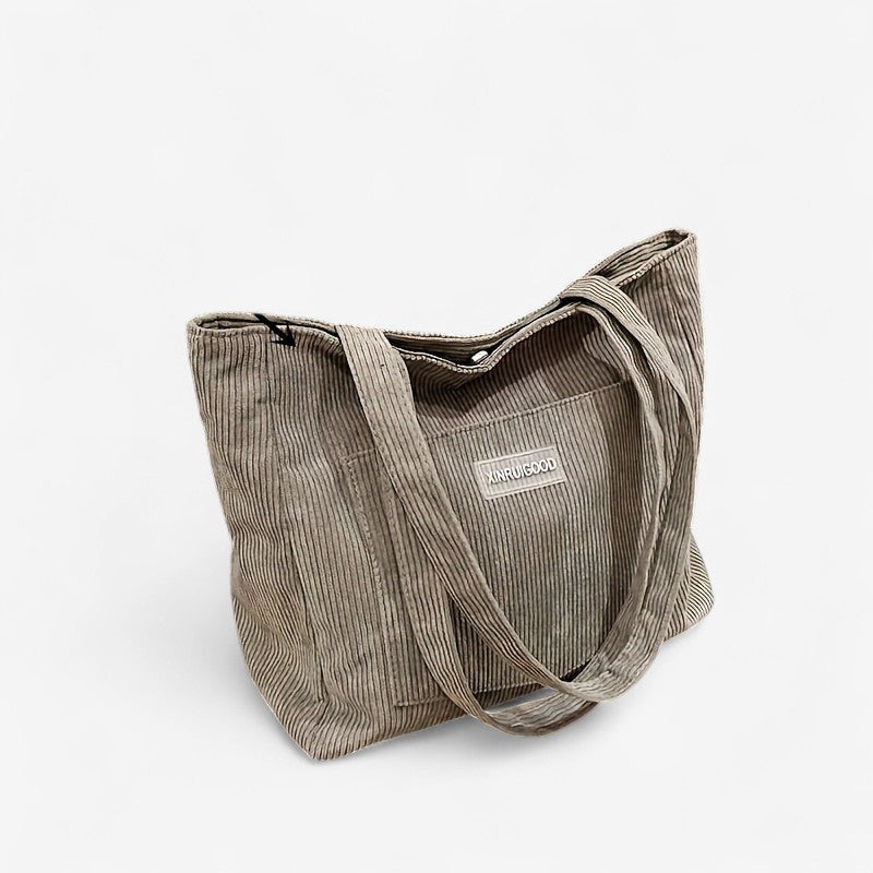 Clara – Cordtasche mit Verstellbarem Schultergurt