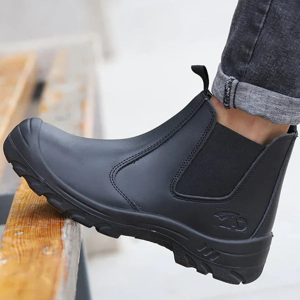 Hugo – Comfortabele Enkellaarzen met Antislip Zool