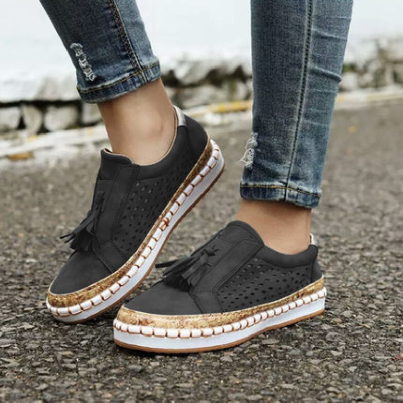 Mira – Slip-On Sneaker mit abgerundetem Zehendesign