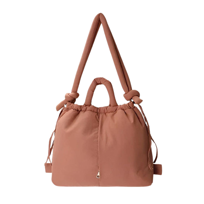 Maria – Gepolsterte Nylon-Handtasche mit großem Fassungsvermögen