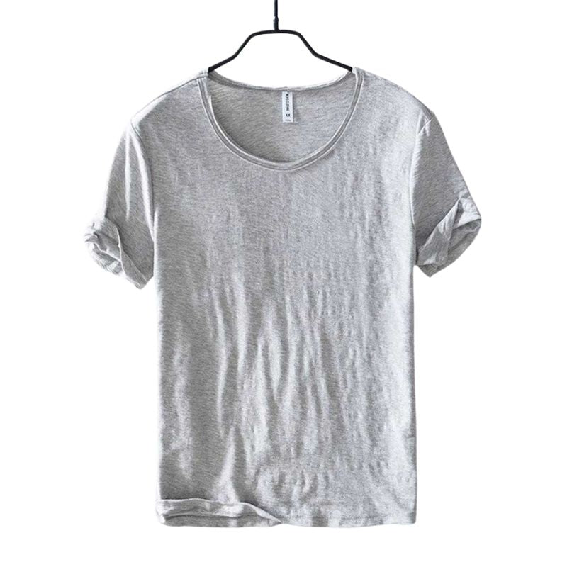 Brian – Leichtes Baumwoll-T-Shirt mit Rundhalsausschnitt