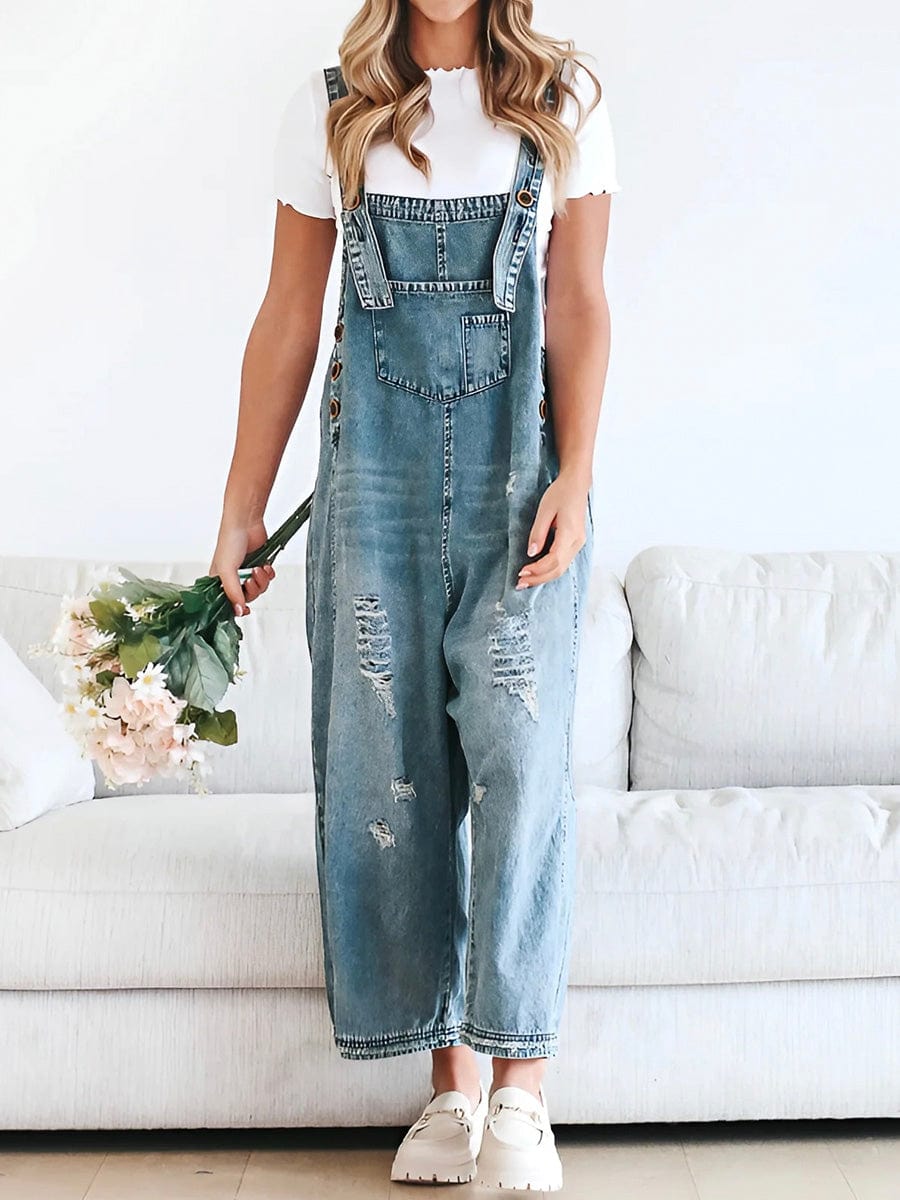 Liora – Ärmelloser Jumpsuit mit weitem Bein