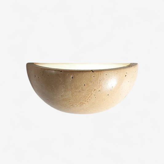 StoneGlow – LED-Wandleuchte mit stein-inspiriertem Design