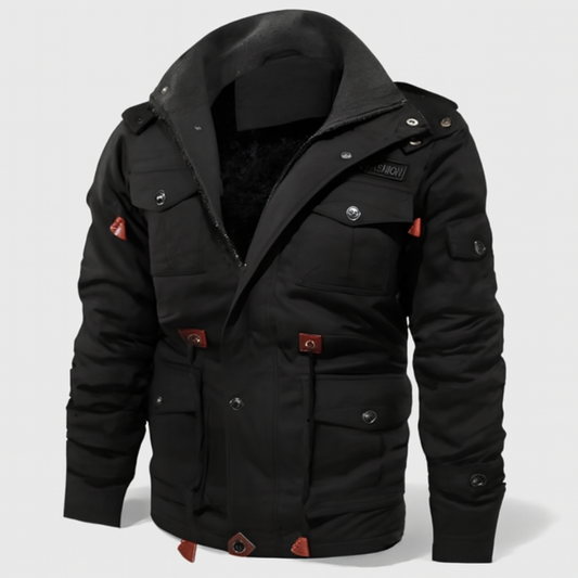 Ethan – Utility-Jacke mit Mehrfachtaschen und Robuster Verarbeitung