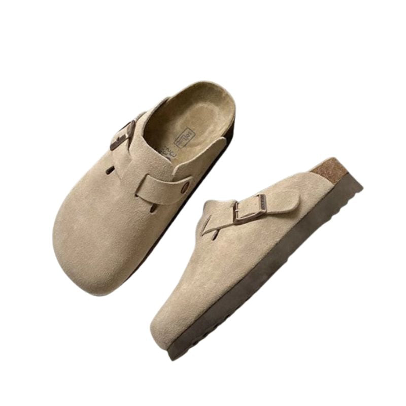 Lisa – Slip-On-Slippers mit verstellbarem Schnallenverschluss