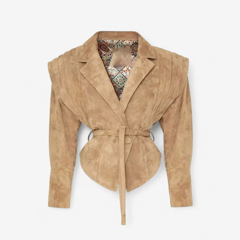 Jeanne – Langarmjacke mit Reverskragen