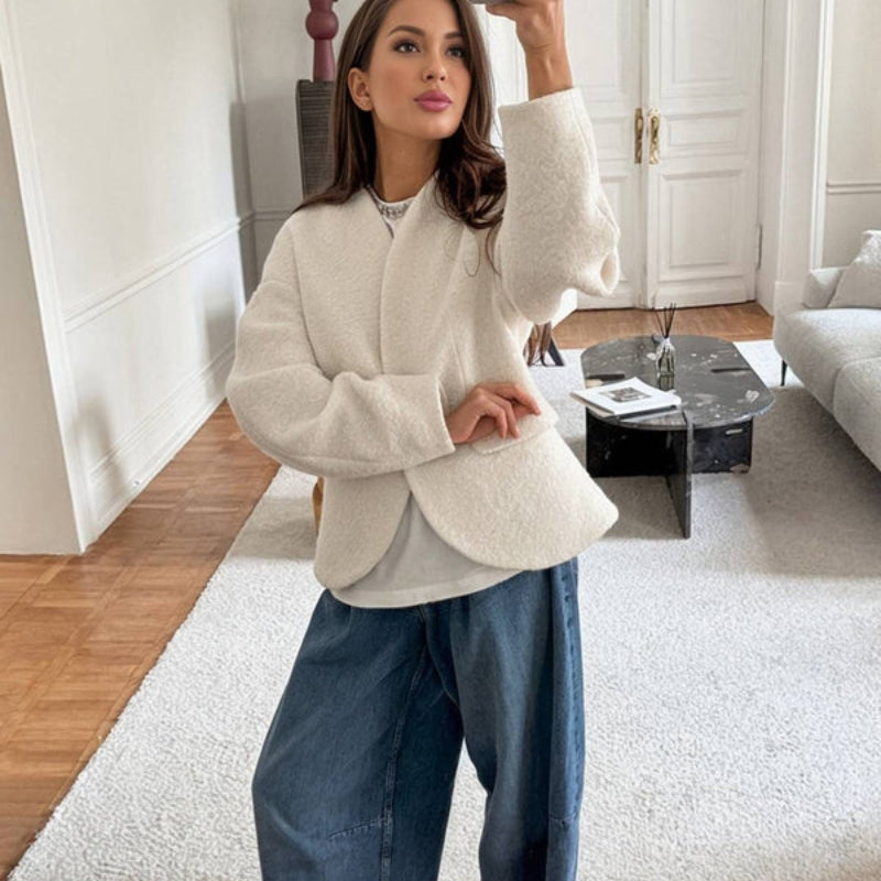 Marie – Jacke mit langen Ärmeln und Taschen