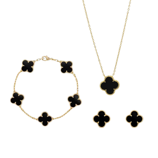 Clara – Schmuckset mit Halskette, Armband und Ohrringen