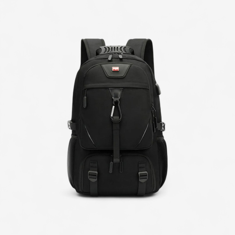 NexVenture – Erweiterbarer 50–80L Reiserucksack mit USB-Anschluss