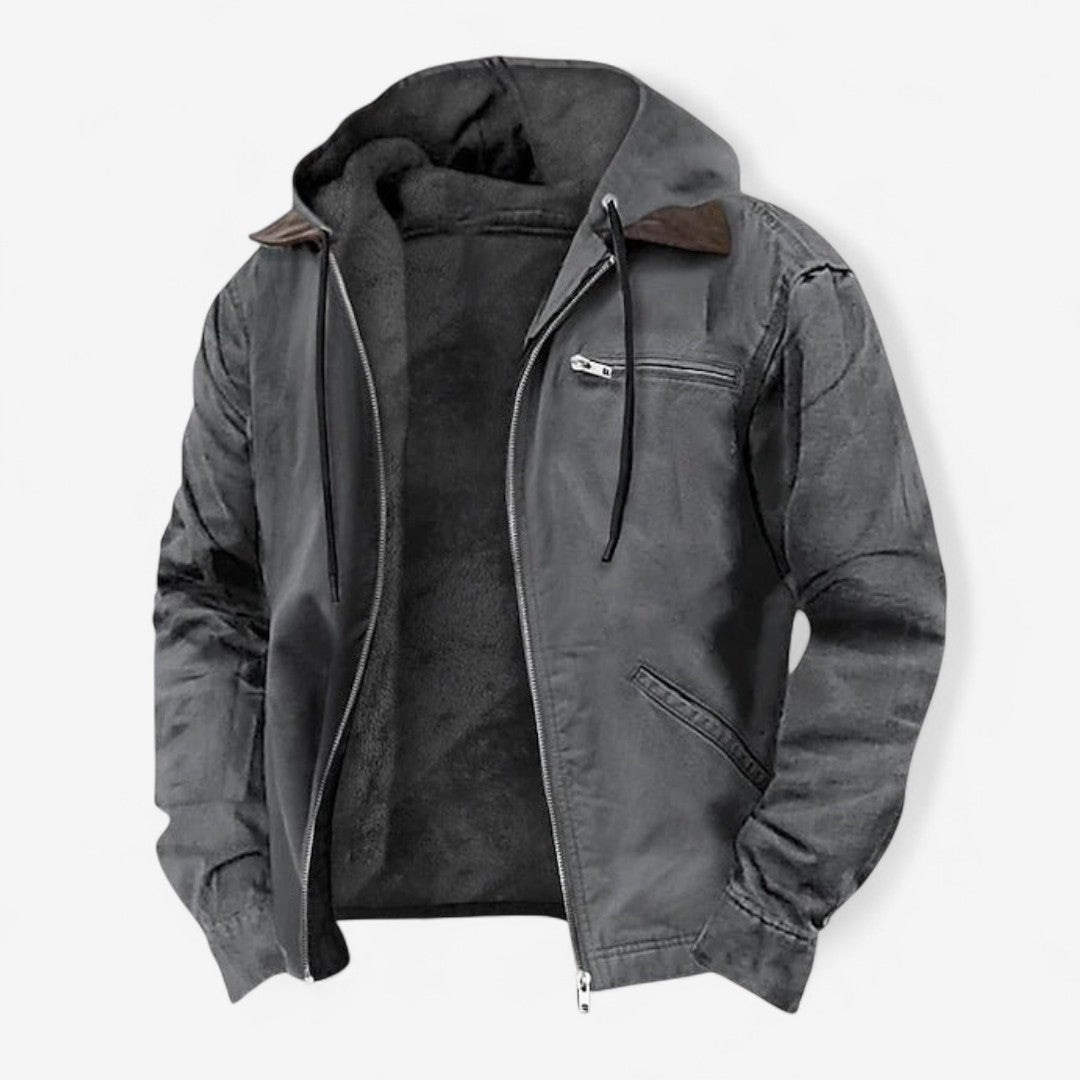 Adrian – Kapuzenjacke mit Reißverschluss und Fronttaschen