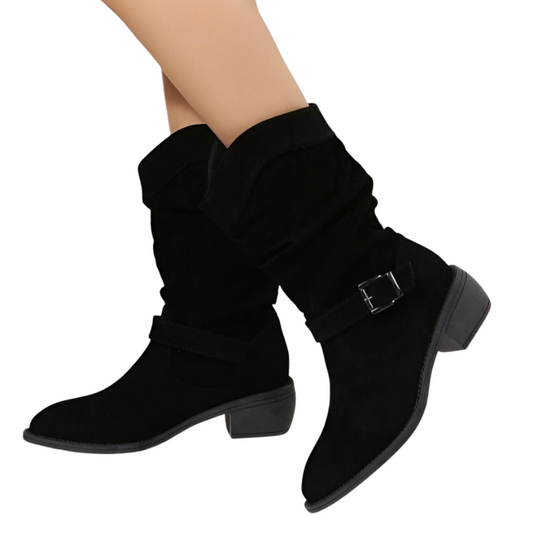 Laura – Rutschfeste Stiefel mit seitlichem Reißverschluss