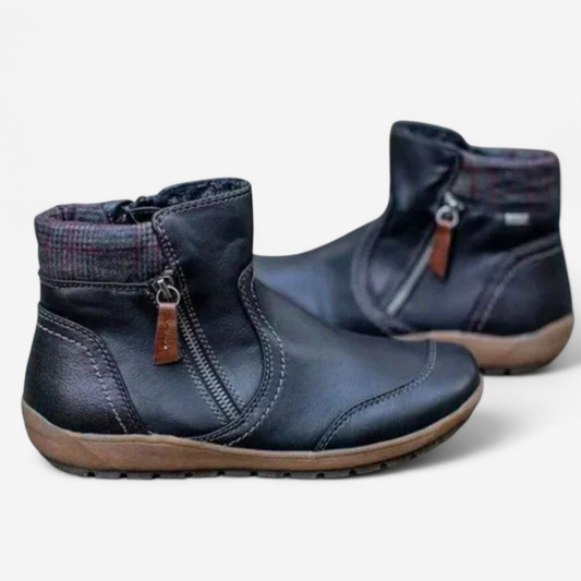 Sophia – Rundspitzen-Stiefeletten im Retro-Chelsea-Stil