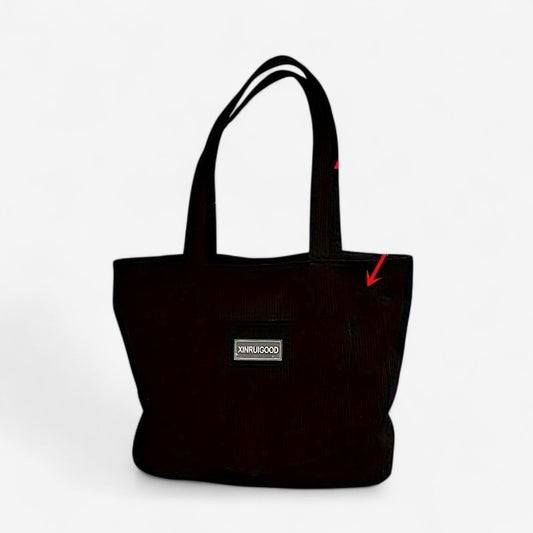 Clara – Cordtasche mit Verstellbarem Schultergurt