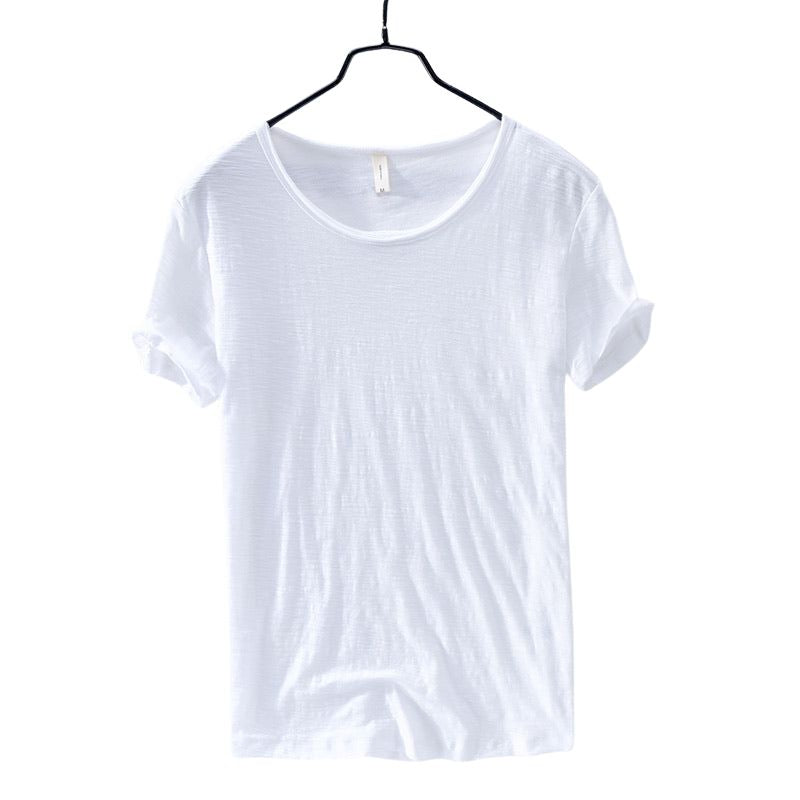 Brian – Leichtes Baumwoll-T-Shirt mit Rundhalsausschnitt