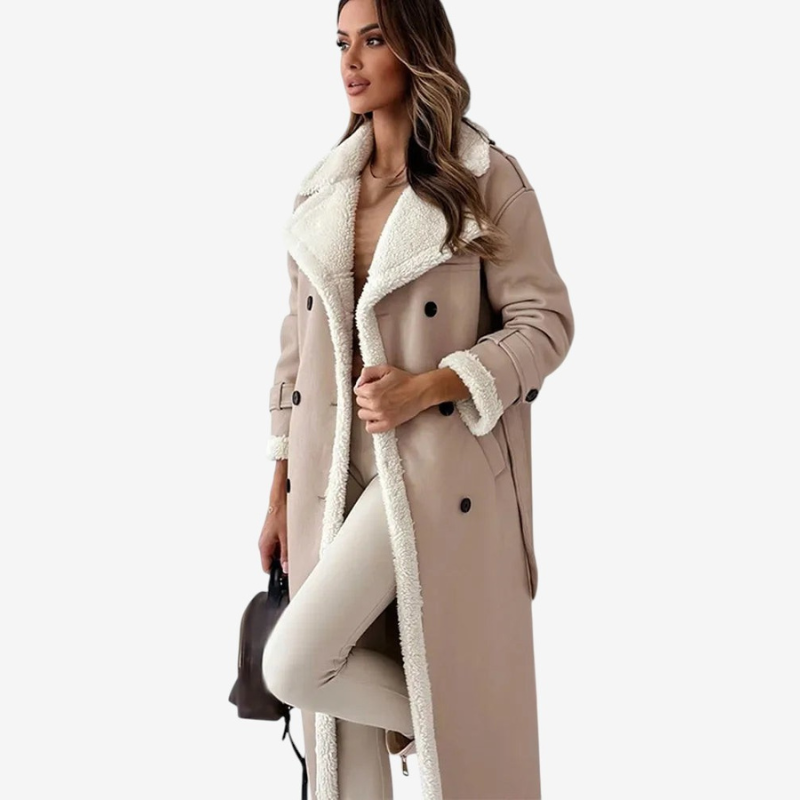 Valdric – Langer Wintermantel mit gerader Silhouette
