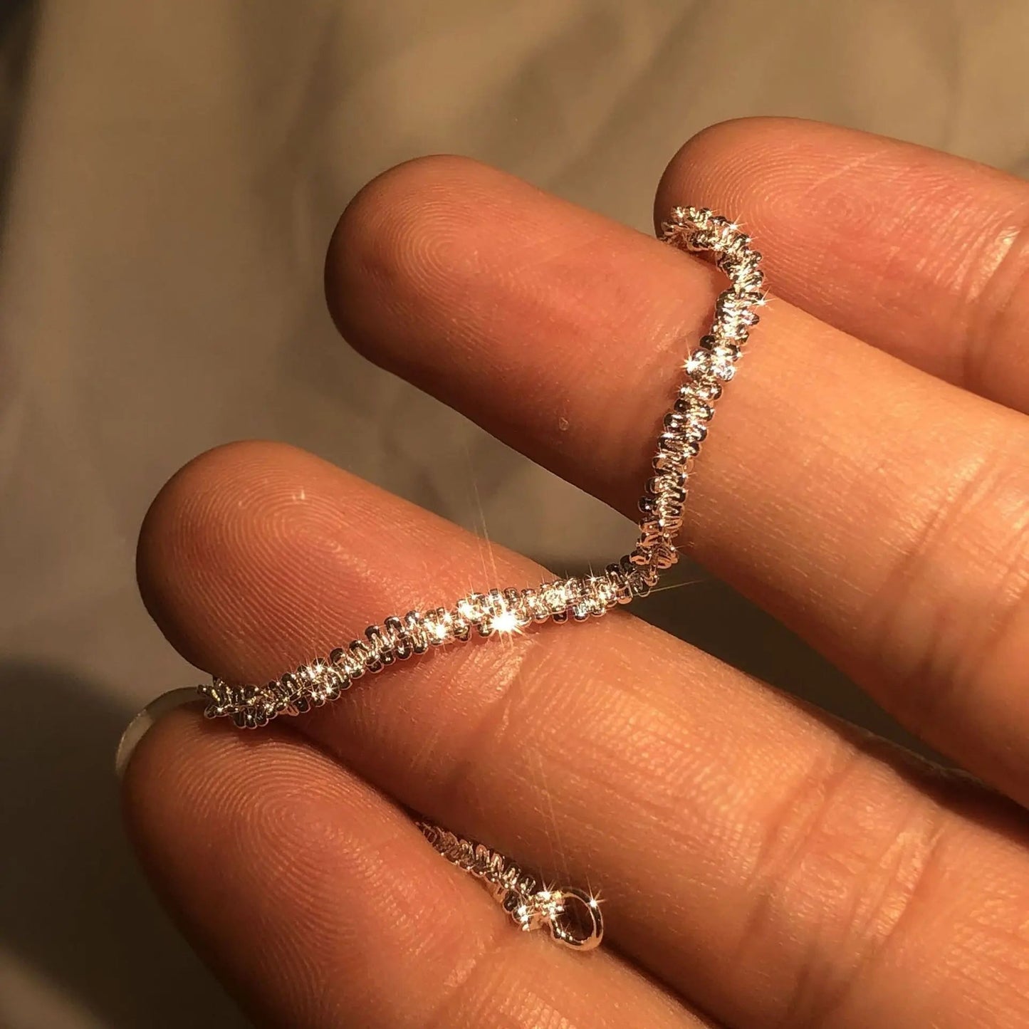 Isabella – Armband aus Sterlingsilber mit Strang-Design