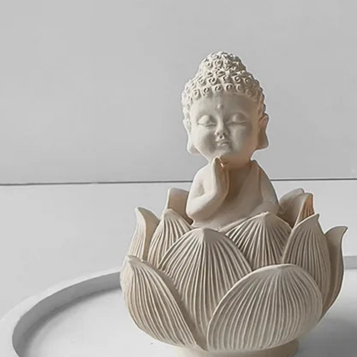 MoldEase – 3D-Silikonform Lotusblume Buddha für DIY-Projekte