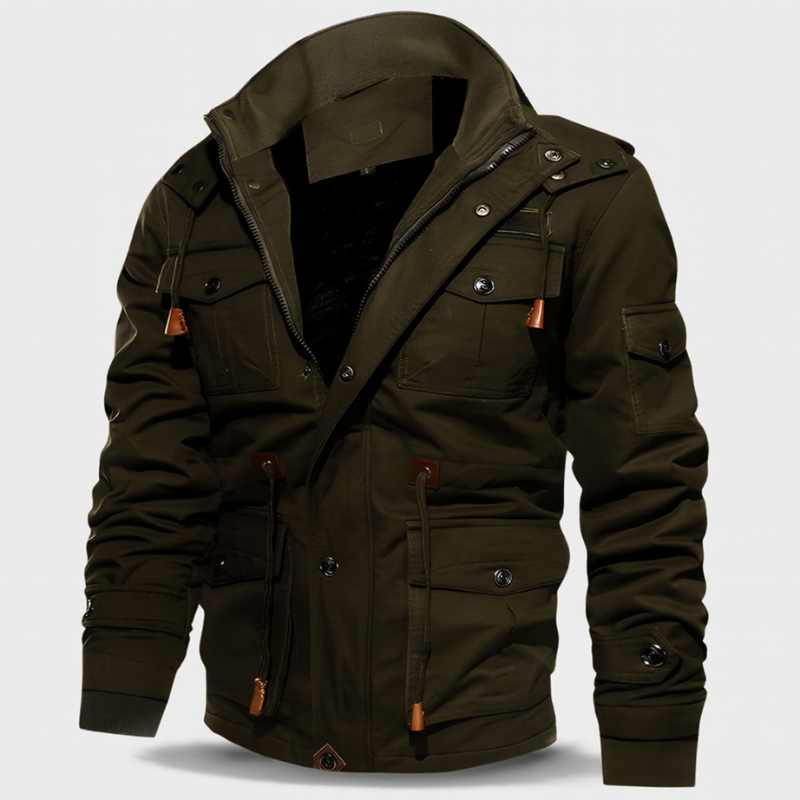 Ethan – Utility-Jacke mit Mehrfachtaschen und Robuster Verarbeitung