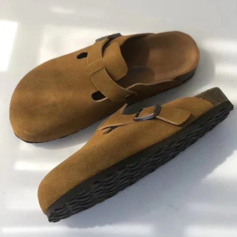 Liora – Flache Sandalen mit stützender Fußwölbung und rutschfester Sohle