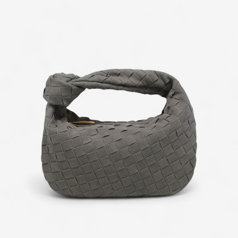 Elora – Mini-Suede-Tasche mit geflochtenem Knotendesign