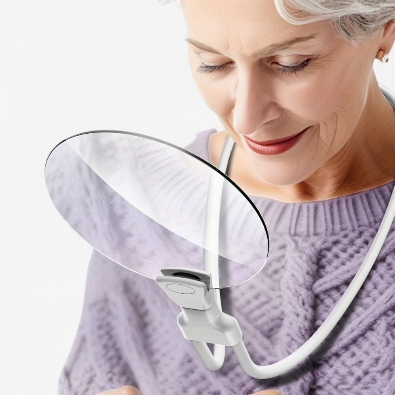 VisionMate – Freihand-Nackenlupe mit verstellbarem Objektiv