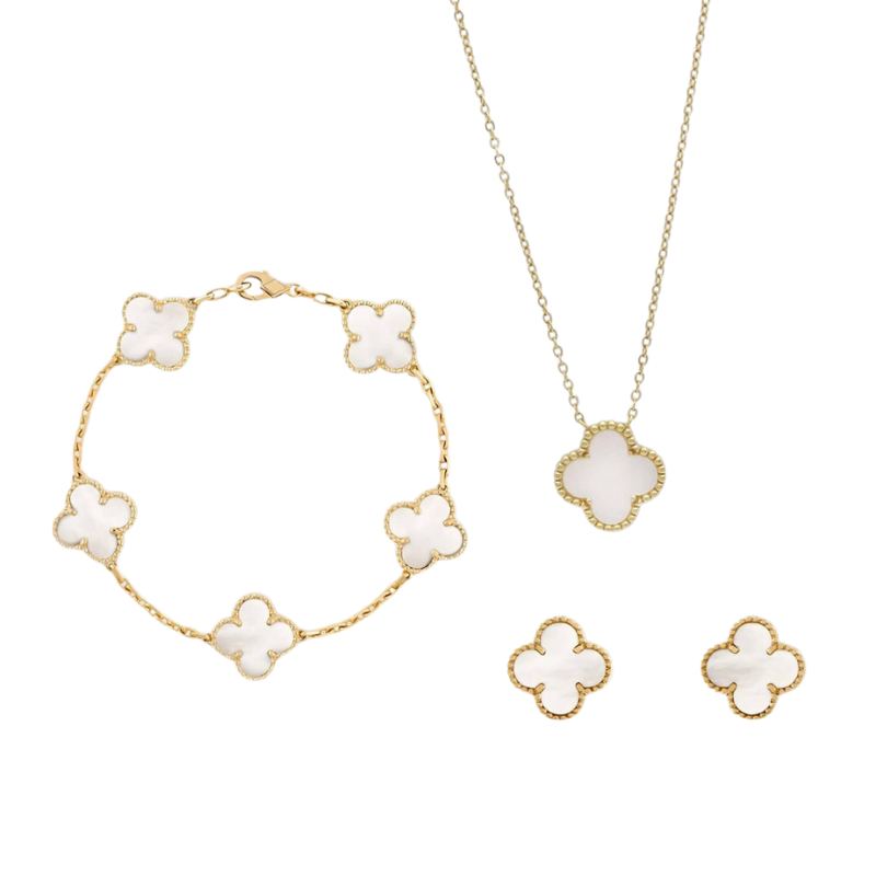 Clara – Schmuckset mit Halskette, Armband und Ohrringen