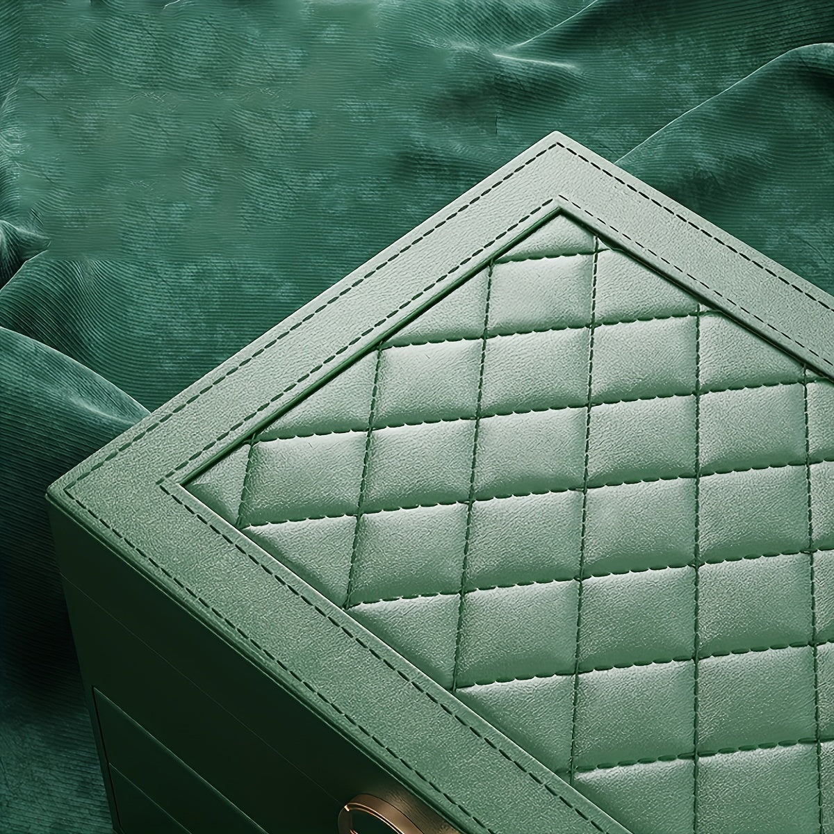 LuxeVault – Schmuckbox aus Leder mit mehreren Schubladen