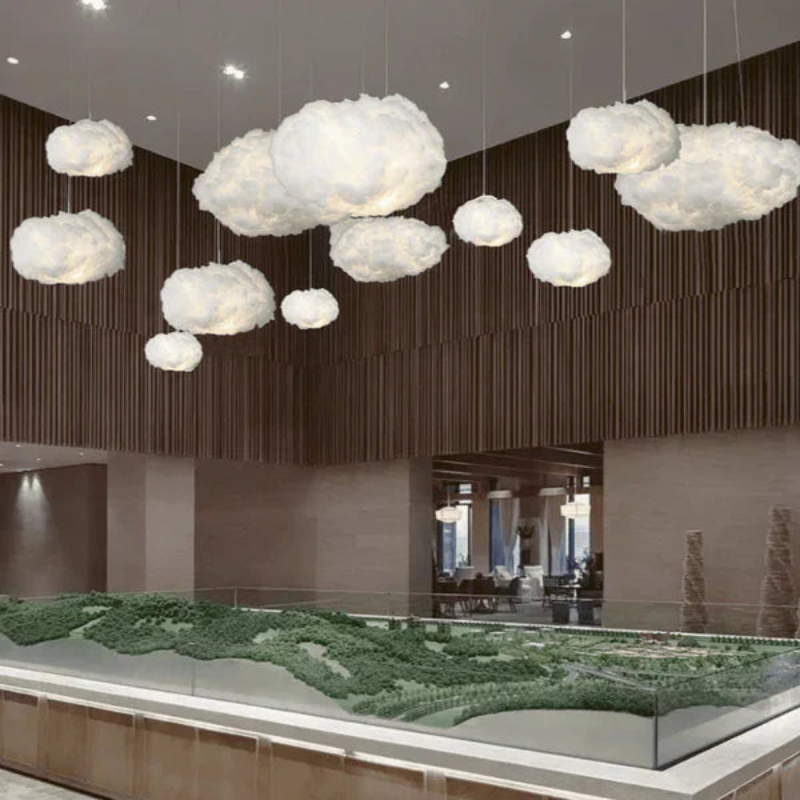 LumiNest – Traumhafte Wolken-Deckenlampe mit beruhigender Atmosphäre