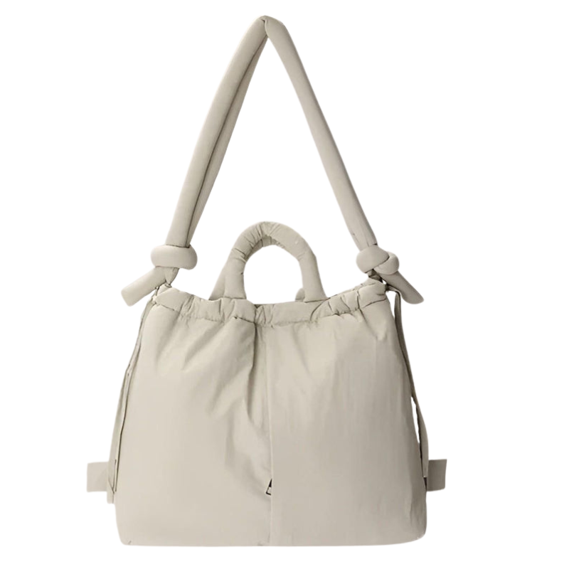 Maria – Gepolsterte Nylon-Handtasche mit großem Fassungsvermögen