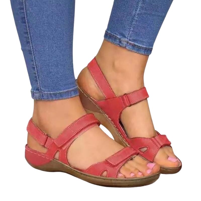 Anna – Lässige Riemchensandalen mit Klettverschluss