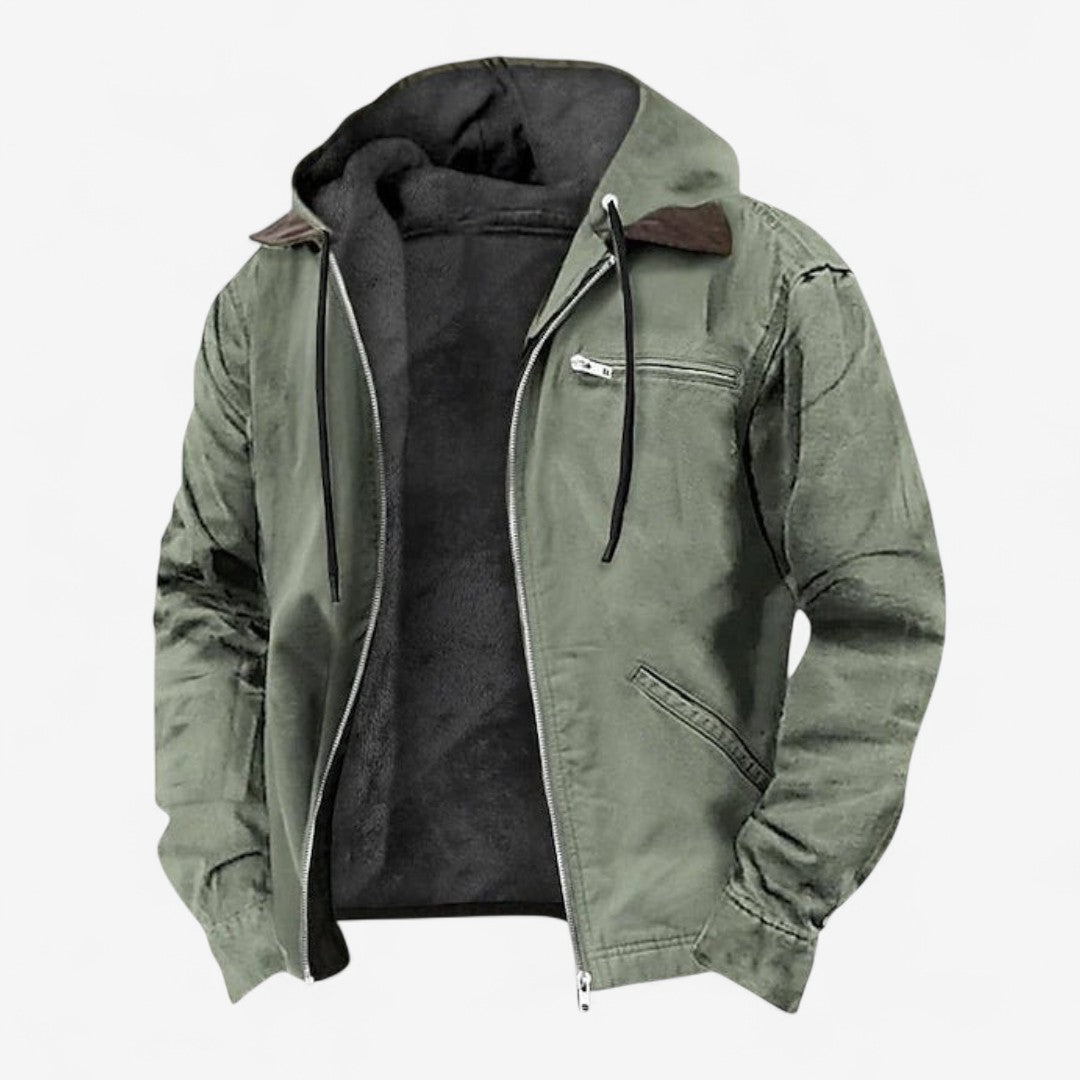 Adrian – Kapuzenjacke mit Reißverschluss und Fronttaschen