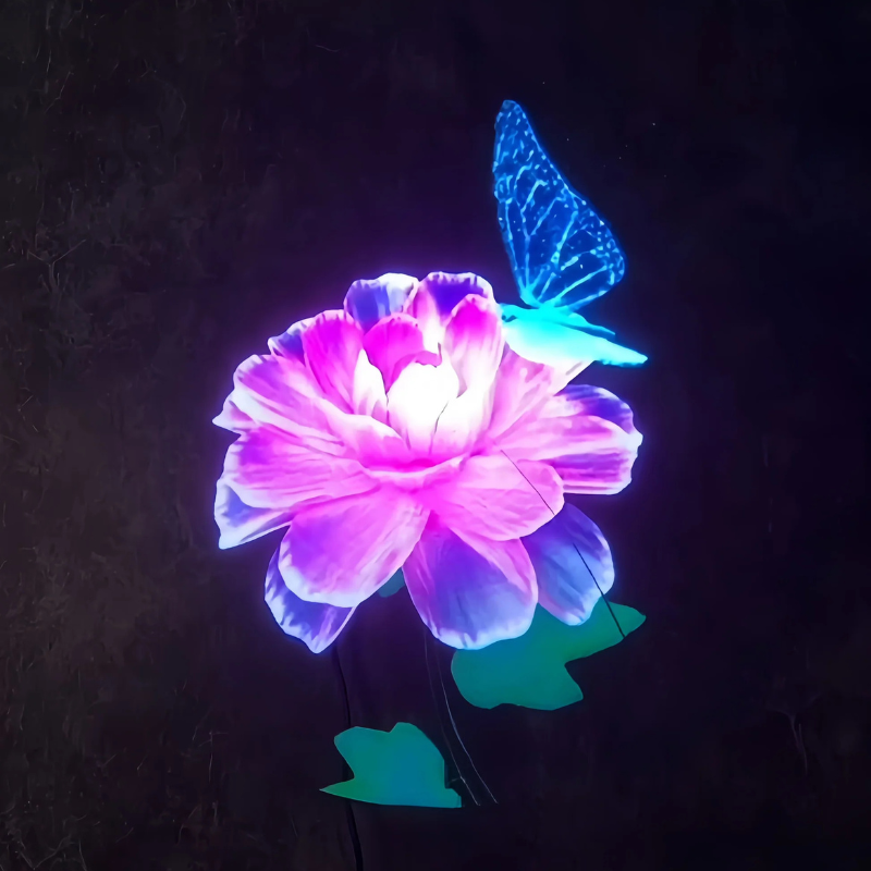 HoloBeam – WiFi 3D Hologramm-Lüfterprojektor mit schwebenden Lichtvisuals
