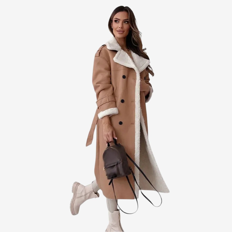 Valdric – Langer Wintermantel mit gerader Silhouette