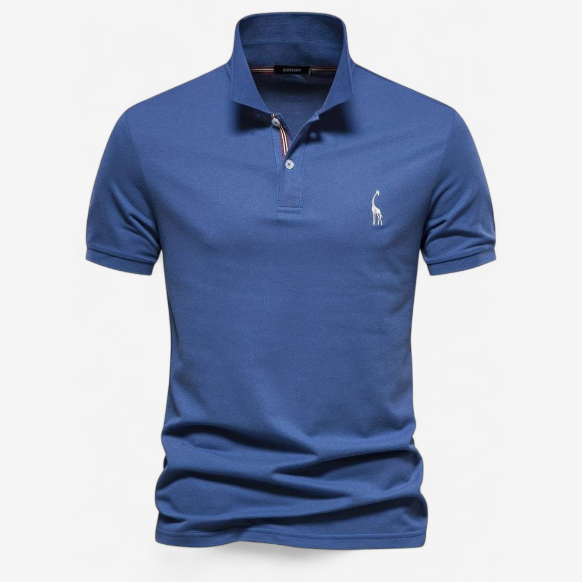 Julian – Slim-Fit-Poloshirt mit gestreiftem Kragen