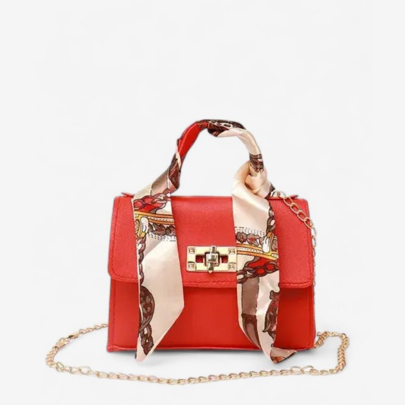 Sophia – Handtasche mit Klappenverschluss und Kettenakzent