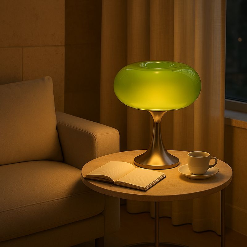 LumoGlow – Retro-Tischlampe mit Warmem Umgebungslicht