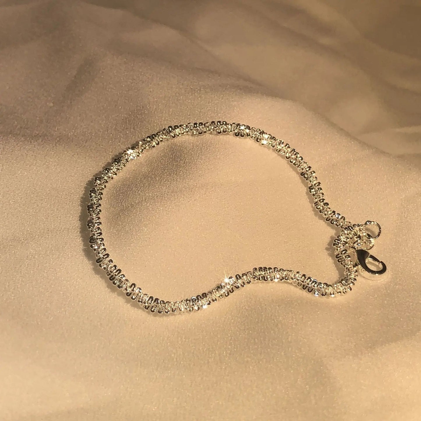Isabella – Armband aus Sterlingsilber mit Strang-Design