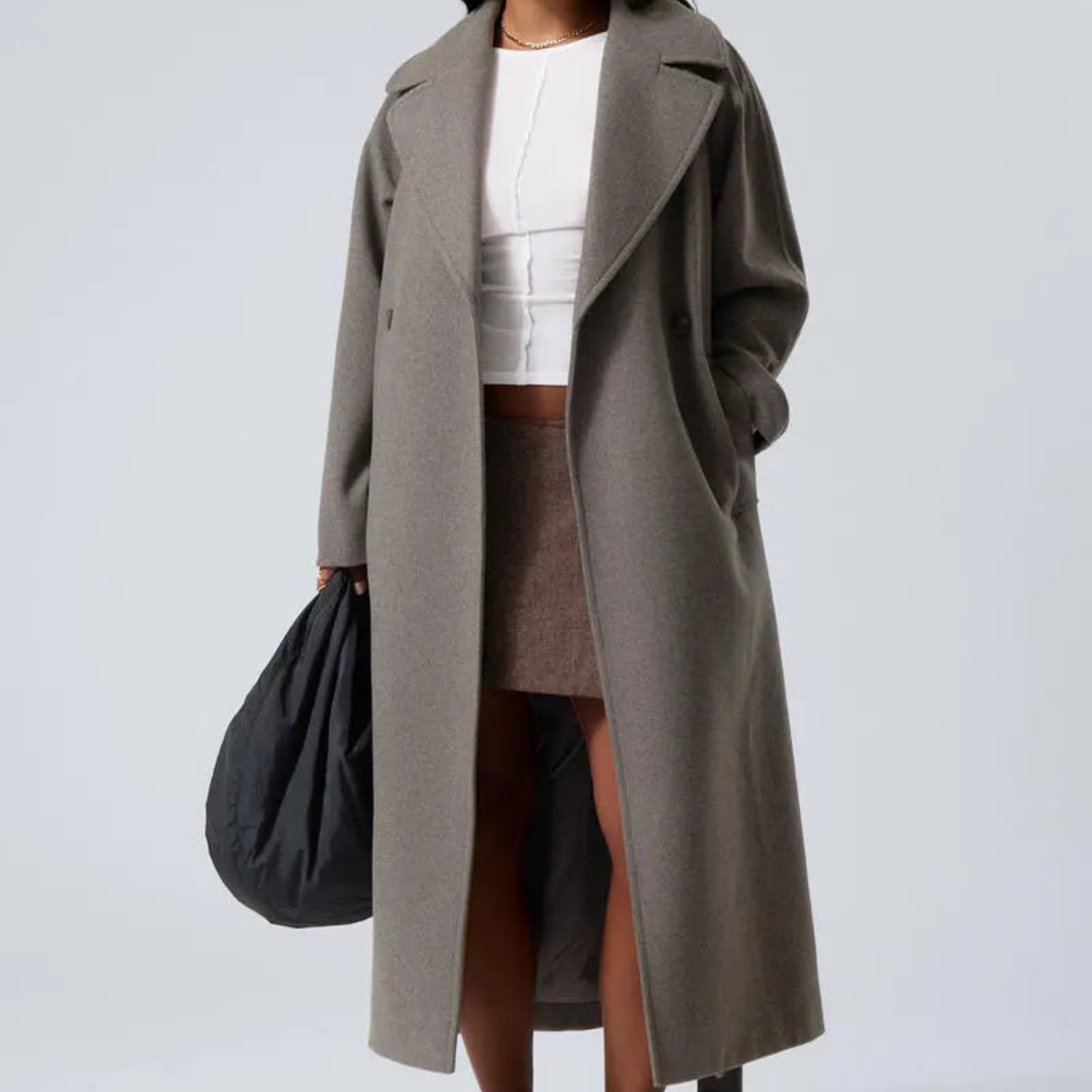 Emilia – Oversized-Mantel mit langen Ärmeln und geradem Schnitt