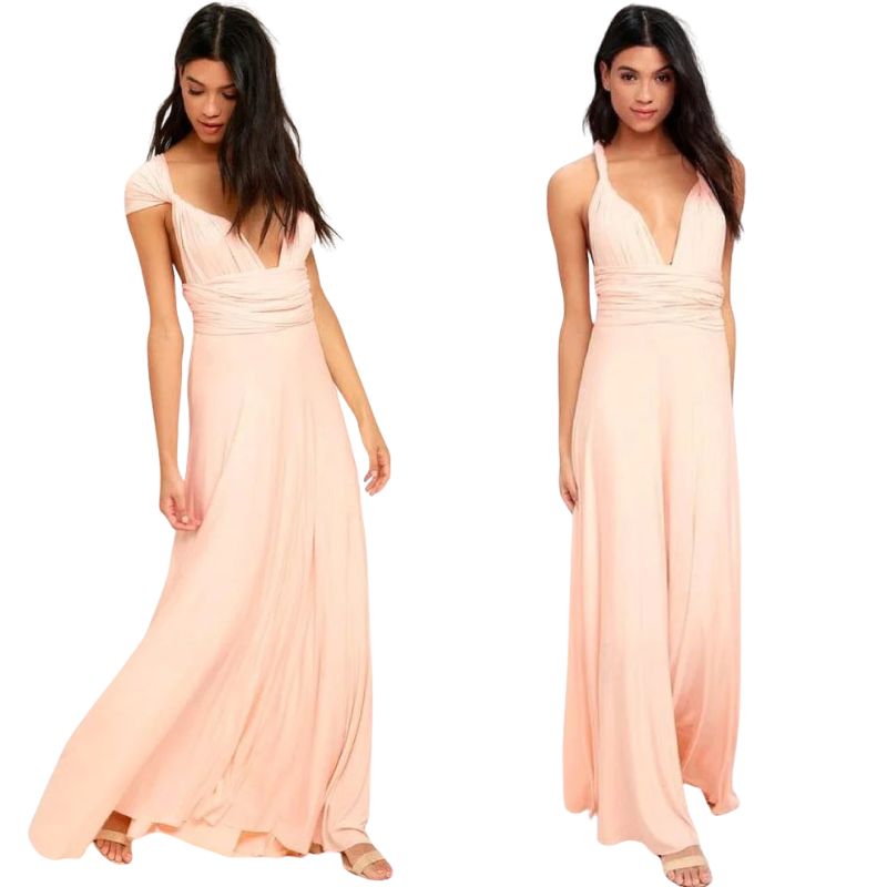 Amy – Maxi-Wickelkleid mit verstellbarer Passform und modernem Design