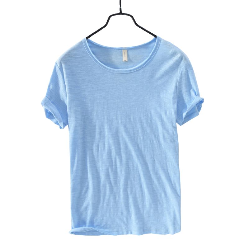Brian – Leichtes Baumwoll-T-Shirt mit Rundhalsausschnitt