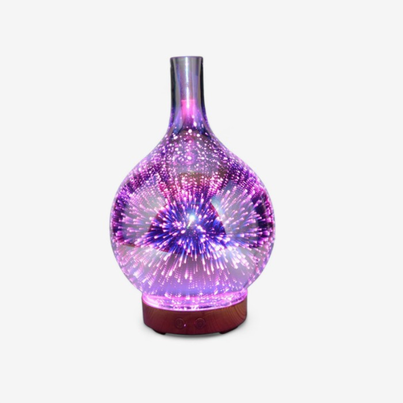 LumoMist – LED-Licht Aroma-Diffusor im modernen Vasen-Design