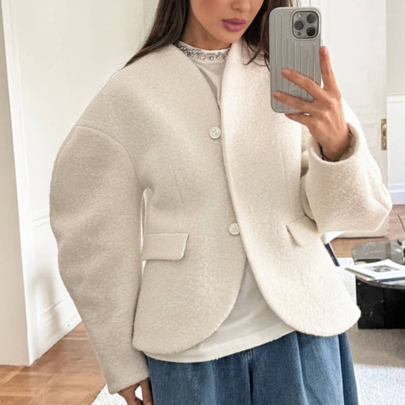 Marie – Jacke mit langen Ärmeln und Taschen
