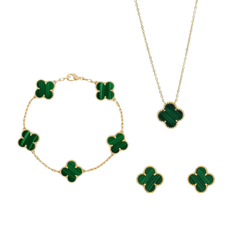 Clara – Schmuckset mit Halskette, Armband und Ohrringen
