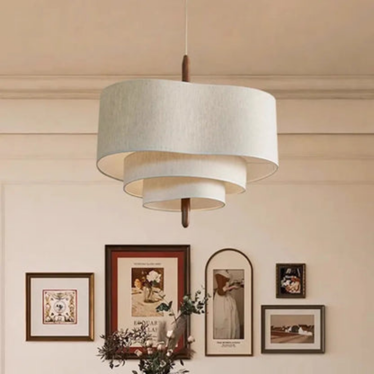 LumoWeave – Skandinavische Deckenlampe mit minimalistischem Rahmen