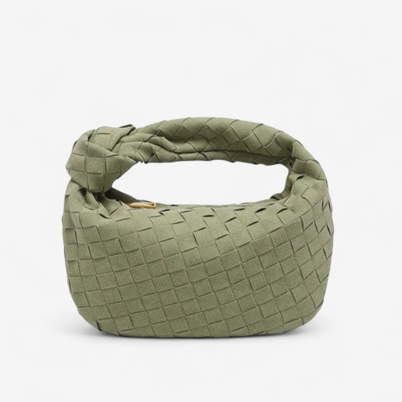 Elora – Mini-Suede-Tasche mit geflochtenem Knotendesign