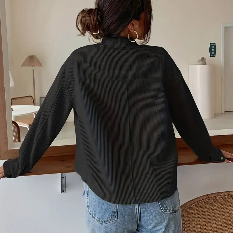 Isabell – Jacke mit langen Ärmeln und Knöpfen